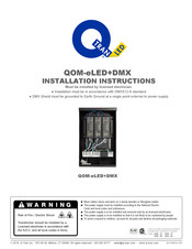 Q-tran QOM-eLED+DMX Installation Instructions Manual