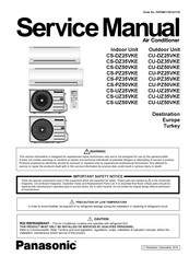 Panasonic CS-PZ35VKE Manuals | ManualsLib