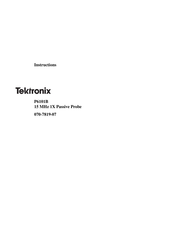 Tektronix P6101B Instructions Manual