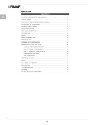 Fimap FB45 Manual