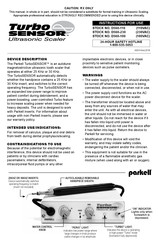 parkell TurboSENSOR D560-110 Instructions For Use Manual