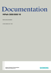 Siemens HiPath 3000 Series Service Documentation