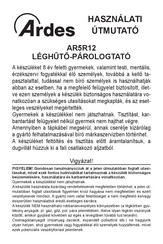 Ardes AR5R12 Manual