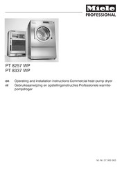 Miele PT 8337 WP Operating And Installation Instructions