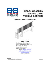 B&B ARMR 450A Installation And Operation Manual