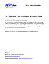 Fleck 7000 Installation & Start?Up Manual