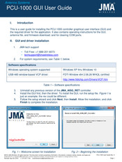JMA PCU-1000 Gui User Manual