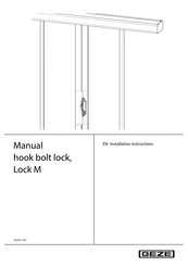 GEZE Lock M Installation Instructions Manual