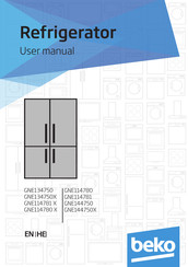 Beko GNE144750X User Manual