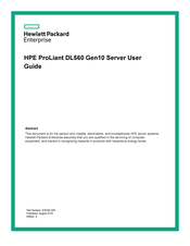 HPE ProLiant DL560 Gen10 User Manual