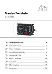 Gardigo MARTEN-FREE CAR Instruction Manual