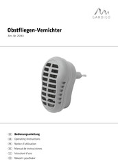 Gardigo FRUIT FLY CONTROL Operating Instructions Manual
