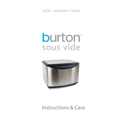 BKW Innovations Burton Sous Vide Instructions & Care
