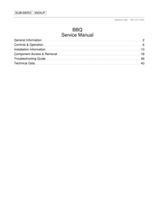 Sub-Zero Wolf BBQ48BI Service Manual