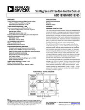 Analog Devices ADIS16360 Manual