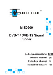 Cabletech MIE0209 Owner's Manual