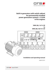 GTS DWG (BL) 13/7-4 ZE Installation And Operating Manual