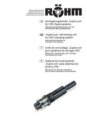 Rohm SuperLock HSK-A/E 100 Operating Instructions Manual