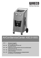 Waeco AirConServiceCenter ASC5100G Operating Manual