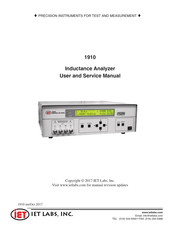 IET Labs 1910 User And Service Manual