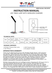 V-TAC VT-7505 Instruction Manual