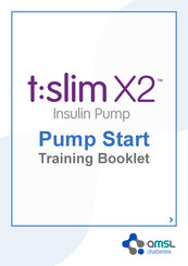 AMSL Diabetes t:slim X2 Training Booklet Manual