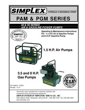 Simplex PGM Series Operating & Maintenance Instructions
