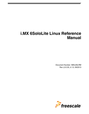 Freescale Semiconductor i.MX 6SoloLite Linux Reference Manual