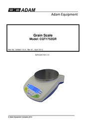 Adam Equipment CQT1752GR Manual