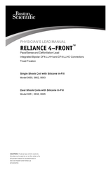 Boston Scientific RELIANCE 4-FRONT Series Physician's Lead Manual