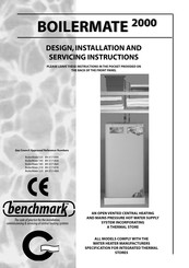Benchmark Gledhill BoilerMate 2000 185 Design, Installation And Servicing Instructions