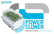 Botanicare POWER CLONER 180 Instructions Manual