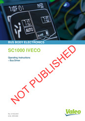 Valeo SC1000 IVECO Operating Instructions Manual