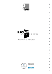 Sesamo LIGHT MILLENIUM Installation Instruction