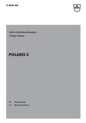 V-Zug Polaris S Short Instructions