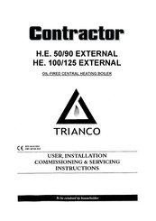 Trianco Contractor Series User, Installation, Comissioning & Servicing Instructions