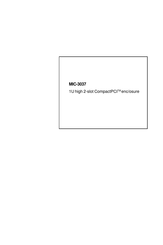 Advantech MIC-3037 Manual