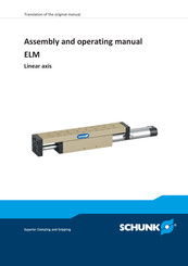 SCHUNK ELM 23-H70-ASP Assembly And Operating Manual