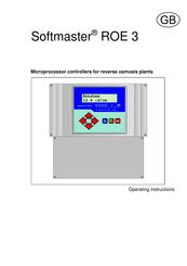 Softmaster ROE 3 Operating Instructions Manual