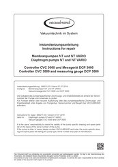 vacuubrand NT Series Instructions For Use Manual
