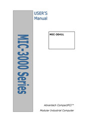 Advantech MIC-3041L User Manual