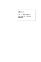 Advantech PCM-4824 User Manual