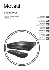 Matsui M1DVD12E Instruction Manual