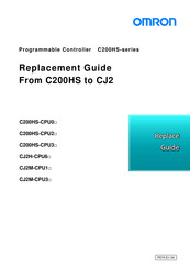 Omron C200H-CPU0 Series Replacement Manual