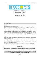TECNOVAP CHATTANOOGA JUNIOR STAR User Manual