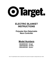 Target CBAB50DAB Instruction Manual