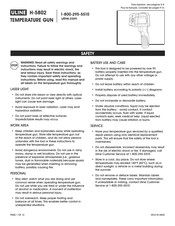 U-Line H-5802 Manual