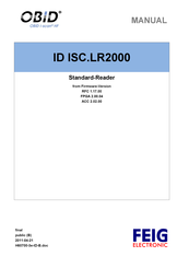FEIG Electronic OBID i-scan ID ISC.LRM2000 Manual