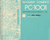 Sharp COMPET PC-1001 Instruction Manual