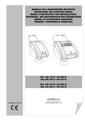 Lavorwash SWL 900 ST Instructions And Operating Manual